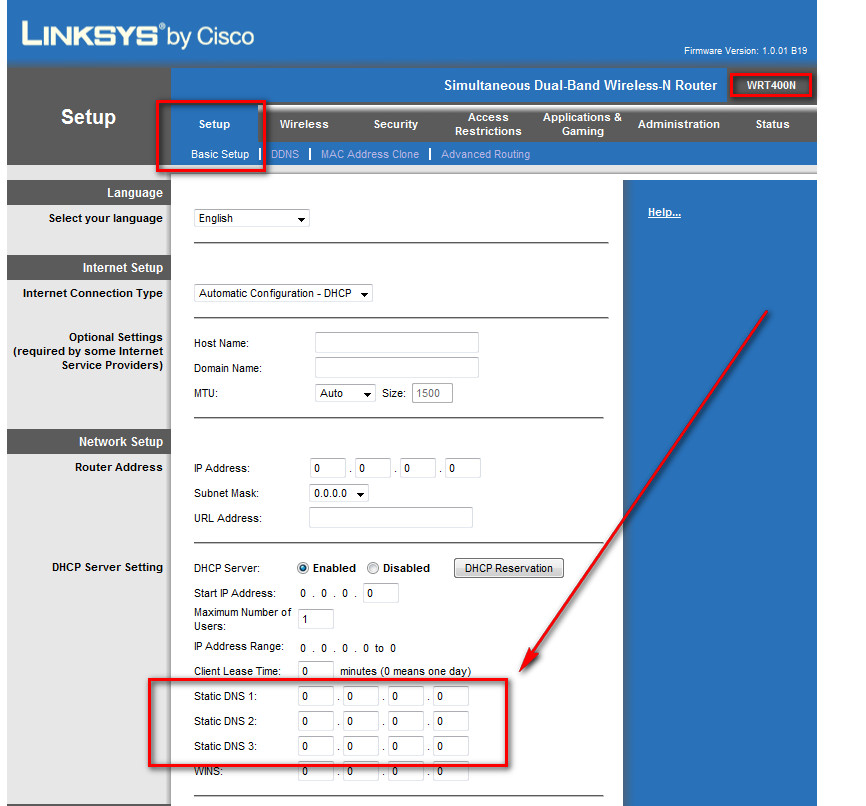 Google DNS or OpenDNS on a Linksys router? - Smart Home, Network ...