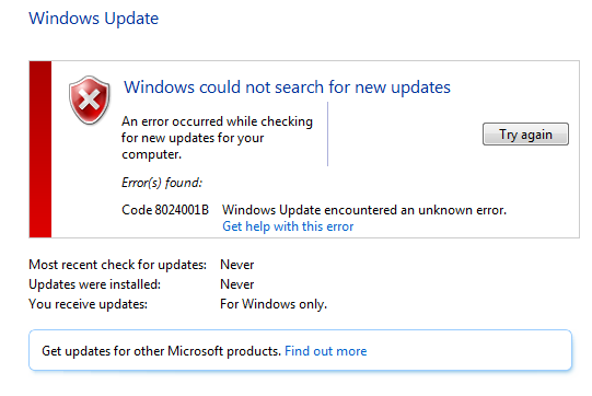[WINDOWS UPDATE] Windows doesn't appear to be checking for updates ...