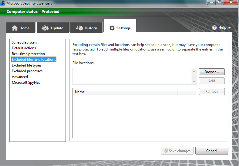 Microsoft Security Essentials and Tight VNC? - Smart Home, Network ...