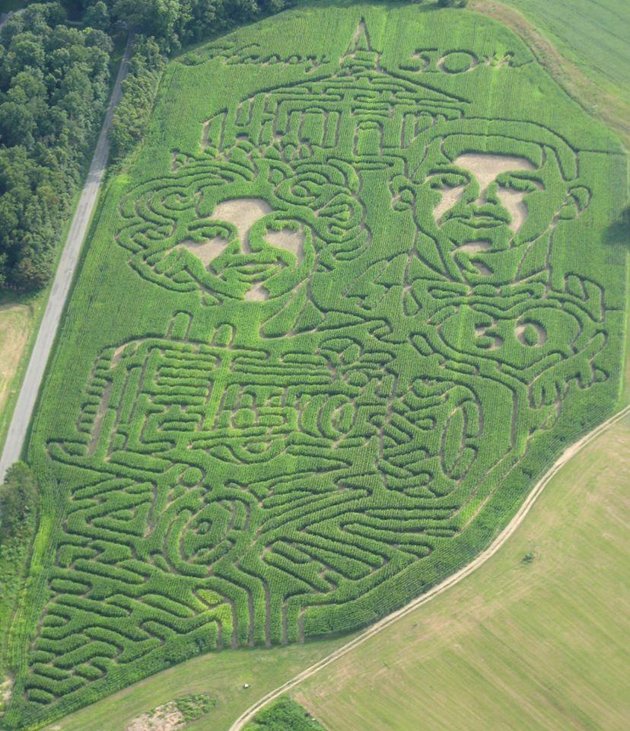 Man Surprises Wife With 50th Anniversary Corn Maze Real World News