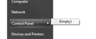 Windows 7 - Control Panel (empty) - SOLVED - Microsoft (Windows) - Neowin