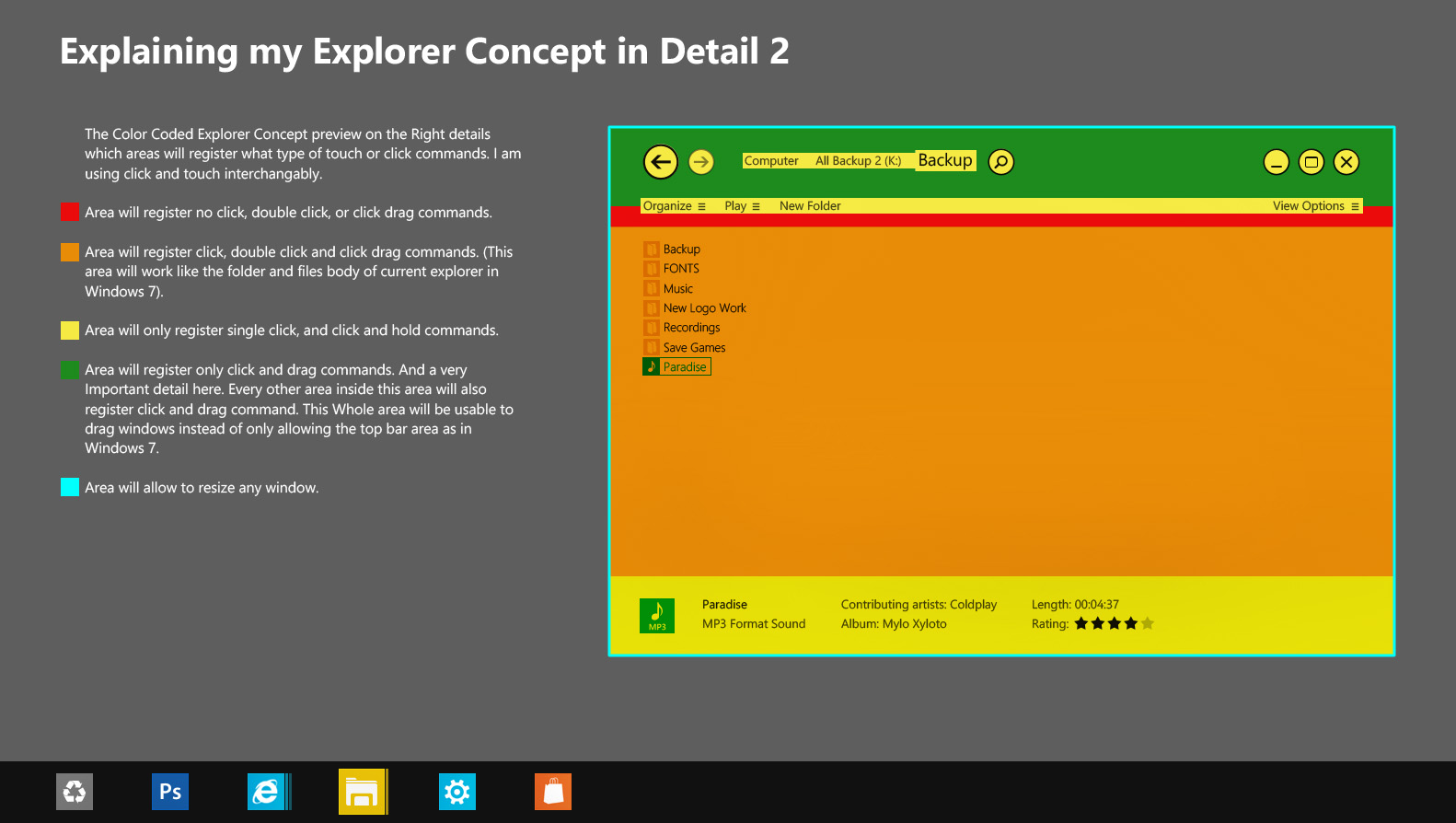 My Desktop App concept for Windows 8 - The Fast Ring (Insider Previews ...