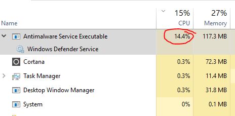 CPU Load - Windows Defender on top - Software Discussion & Support - Neowin