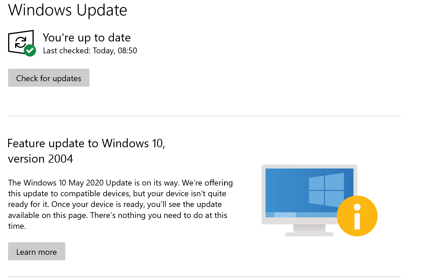 Share if your Windows 10 May 2020 Update (version 2004) is blocked ...