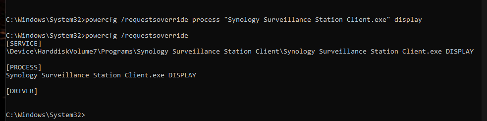 Synology Surveillance Station Client.exe (portable) prevents monitor ...