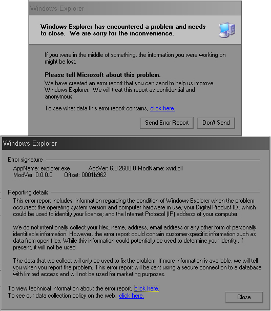 Everytime I open this folder, I get some errors... - Microsoft (Windows ...