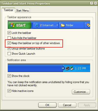[Help] Taskbar At Top, Tasks get stuck under it - Microsoft (Windows ...