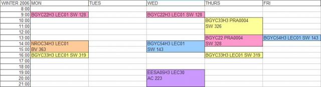 College/University Students' schedules - General Discussion - Neowin