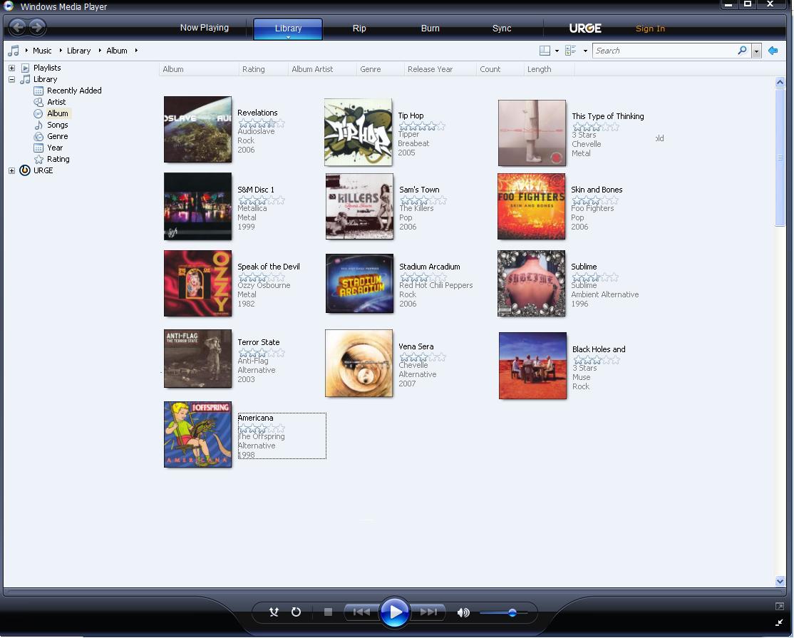 WMP 11 album view - Software Discussion & Support - Neowin