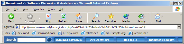 IE Toolbars - Software Discussion & Support - Neowin