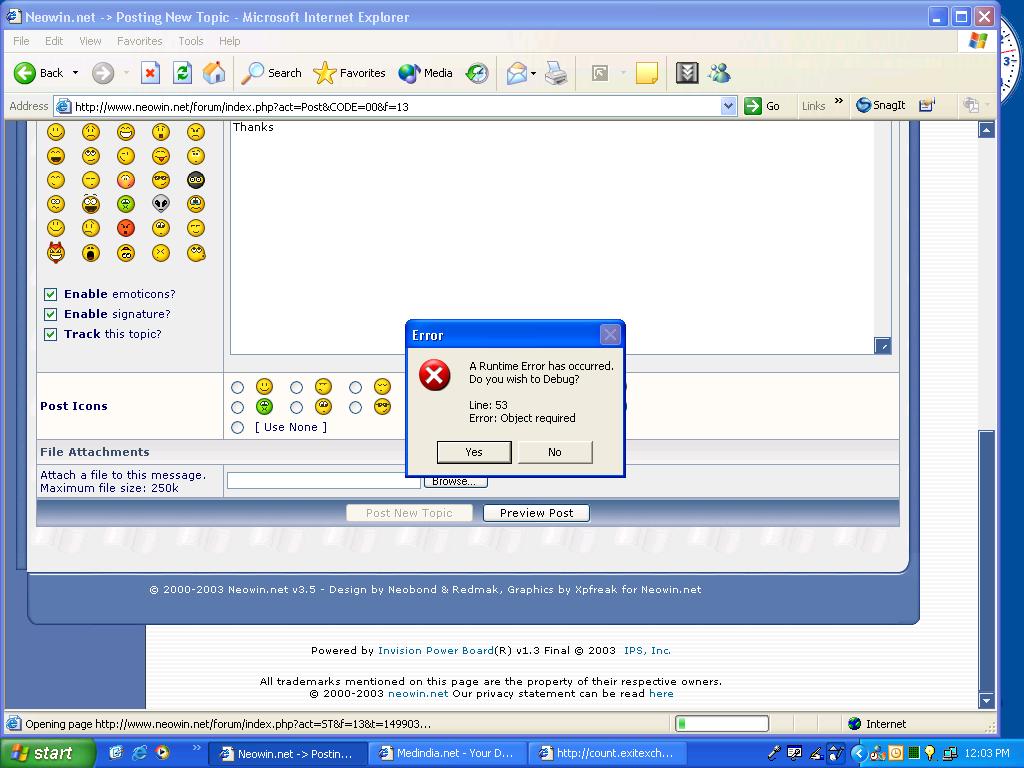 What Error is This? - Software Discussion & Support - Neowin