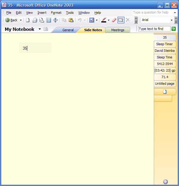 Onenote 2003 Onenote 2003 - Can someone post a descent screenie - Software ...