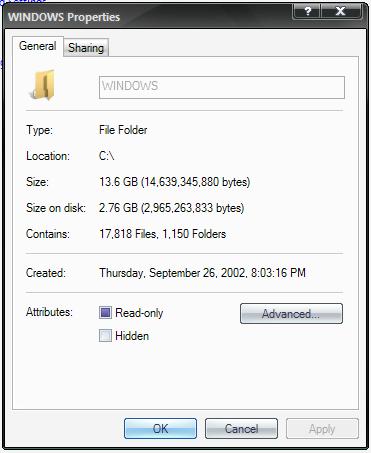when Folder SIZE > SIZE ON DISK - Microsoft (Windows) - Neowin