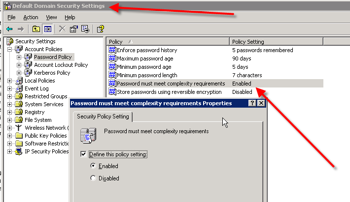 Windows Password Complexity Requirements Password Complexity 2003srv - Microsoft (Windows) - Neowin