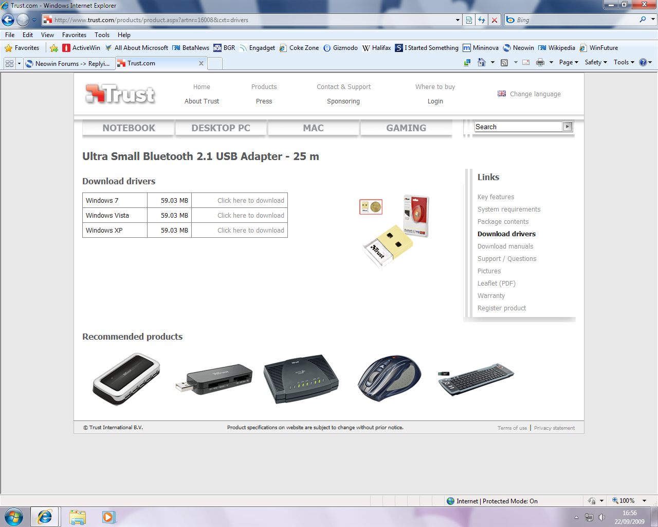 Problem with Bluetooth Device on Windows 7 - Hardware Hangout - Neowin