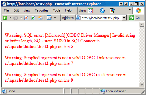 [PHP] Connecting to a MSSQL Database - Web Design & Development - Neowin