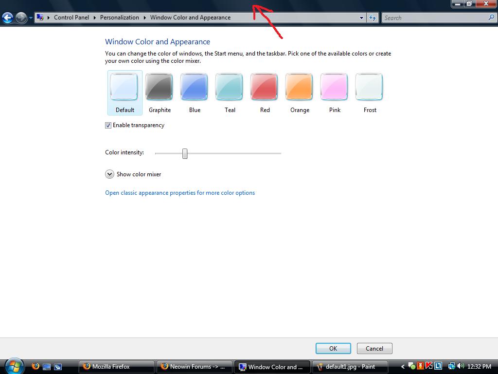 Graphic error or Vista feature? - Microsoft (Windows) - Neowin