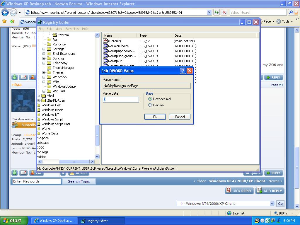 Windows XP Desktop tab - Microsoft (Windows) - Neowin
