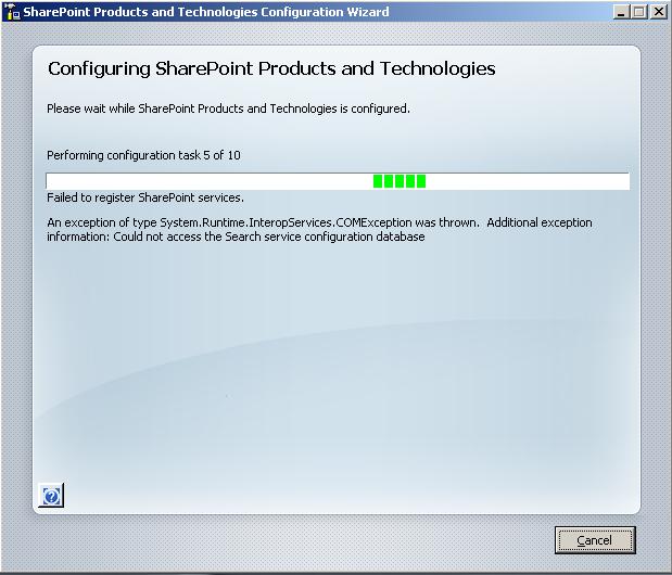Installation of Windows Sharepoint service - Microsoft (Windows) - Neowin