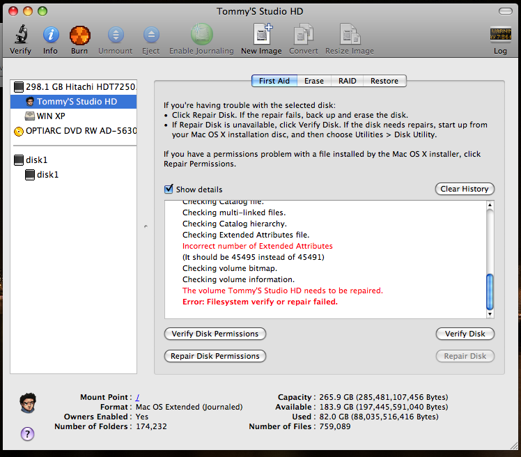 Filesystem verify or repair failed Apple (macOS) Neowin