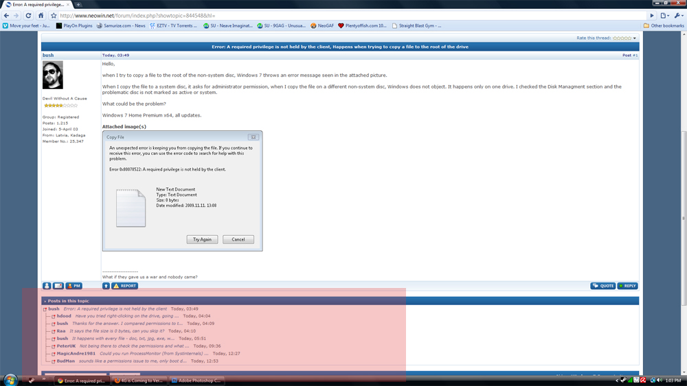 Weird problem with viewing the forum - Software Discussion & Support ...