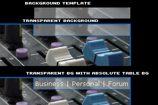 Translucent Table Backgrounds - Web Design & Development - Neowin