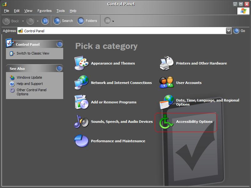 Remove Accessibility Options From CP - Tips, Tweaks & Customization ...