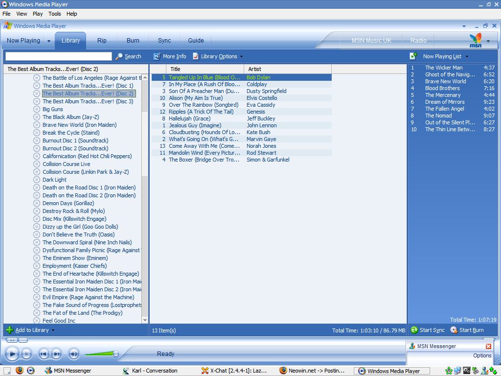 WMP10 song order problem - Software Discussion & Support - Neowin