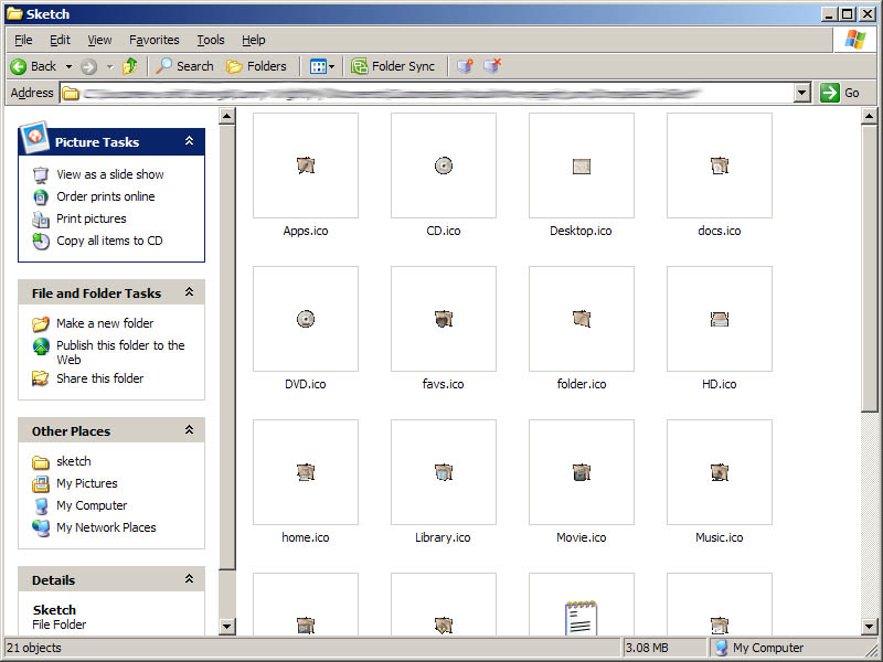 Icons not previewing Windows Neowin