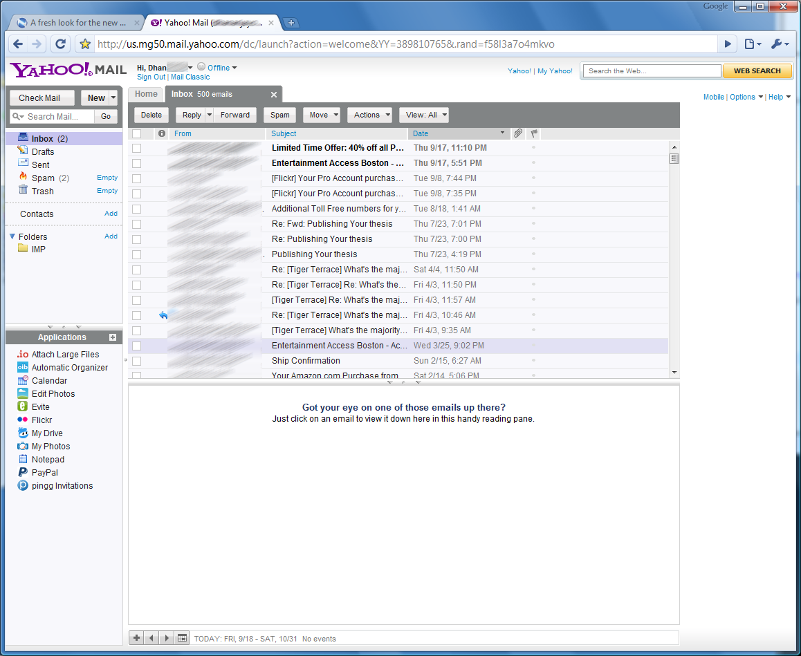 A fresh look for the new Yahoo! Mail - Back Page News - Neowin