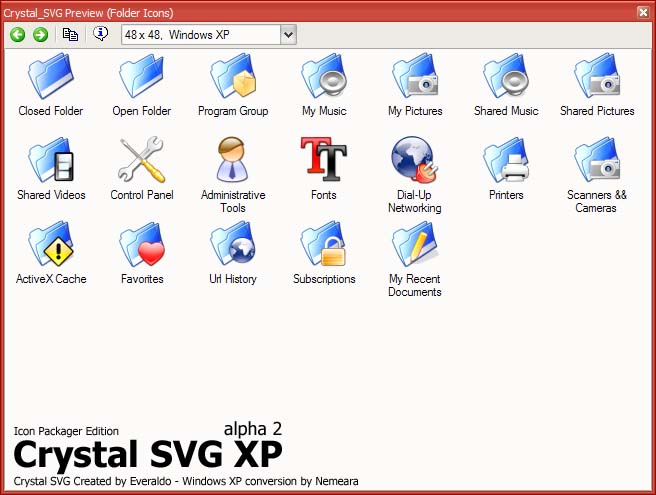 [icon] Crystal SVG - Alpha 2 - Tips, Tweaks & Customization - Neowin