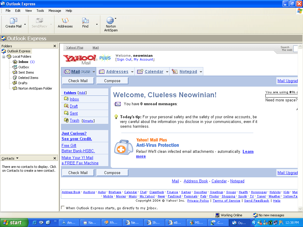 Yahoo mail help. - Software Discussion & Support - Neowin