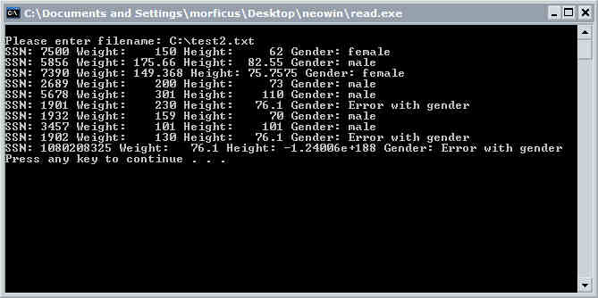 [C++] working with fstream and files - Programming (C#, C++, JAVA, VB ...