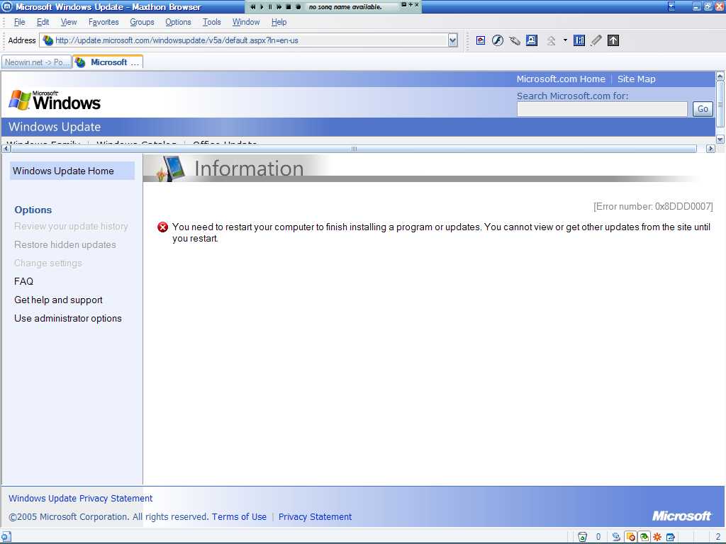 windows update v6 beta broken - Microsoft (Windows) - Neowin