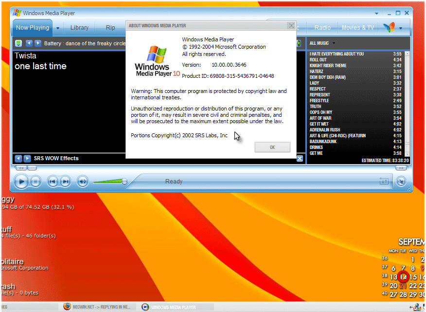 New WMP10 update? - Software Discussion & Support - Neowin