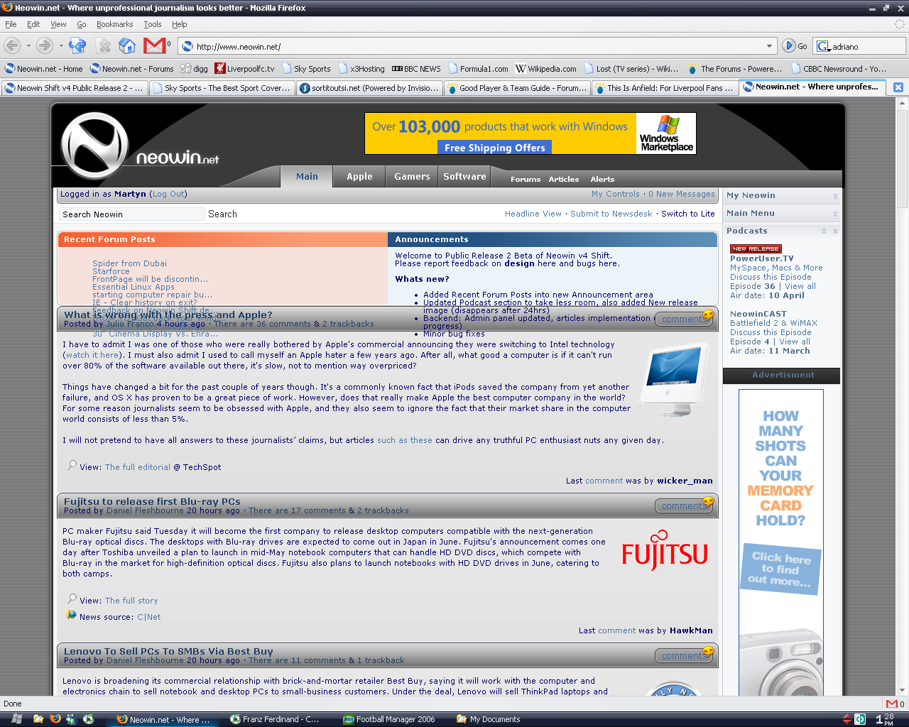 Neowin Shift v4 Public Release 2 - Site & Forum Issues - Neowin