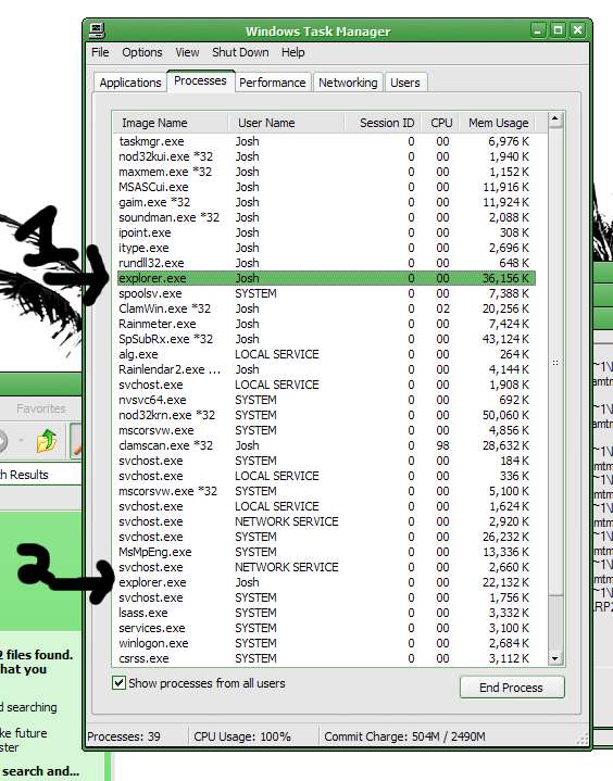 Many Exe What would cause my computer to run multiple copies of explorer.exe ...