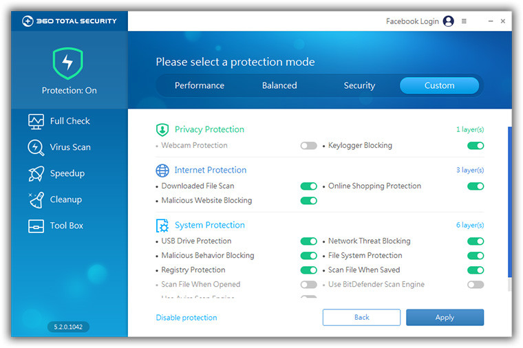 360 Total Security 5.2 Build 1042 Beta - Neowin