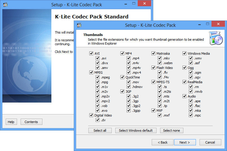 K-Lite Codec Pack Standard