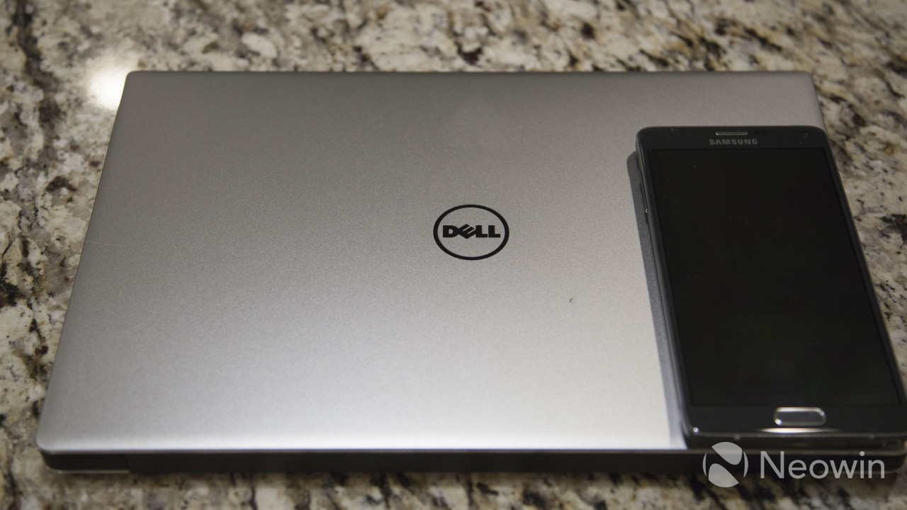 Dell XPS 13 compared to Samsung Galaxy Note 4