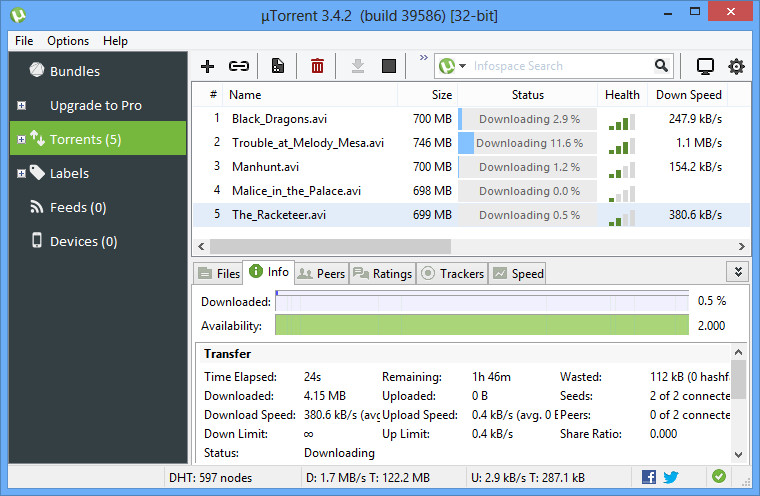 UTorrent 3.4.5 Build 41628 - Neowin