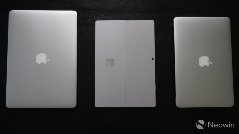Surface Pro 4 vs MacBook Air 11-inch vs MacBook Air 13-inch - Neowin