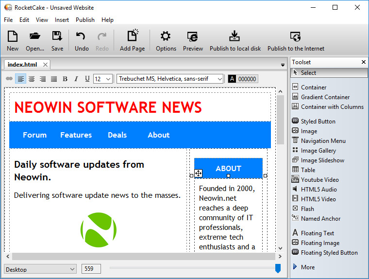 RocketCake Professional 5.2 download the new version for windows