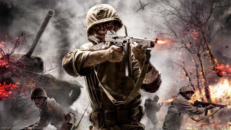 This is a promotional image of Call of Duty World at War