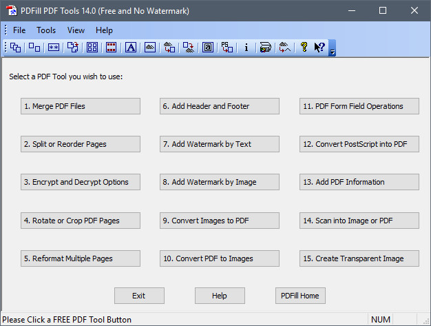 PDFill FREE PDF Tools