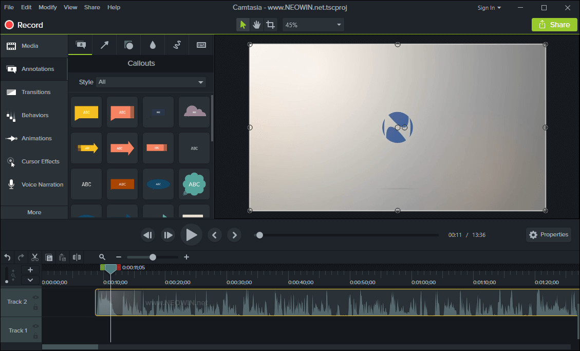 Camtasia Studio 9