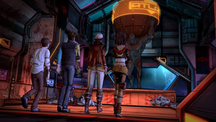 Tales from the Borderlands screenshot of the cast