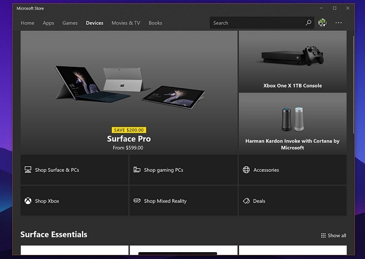 Microsoft Store gets dedicated tab for buying Windows devices - Neowin