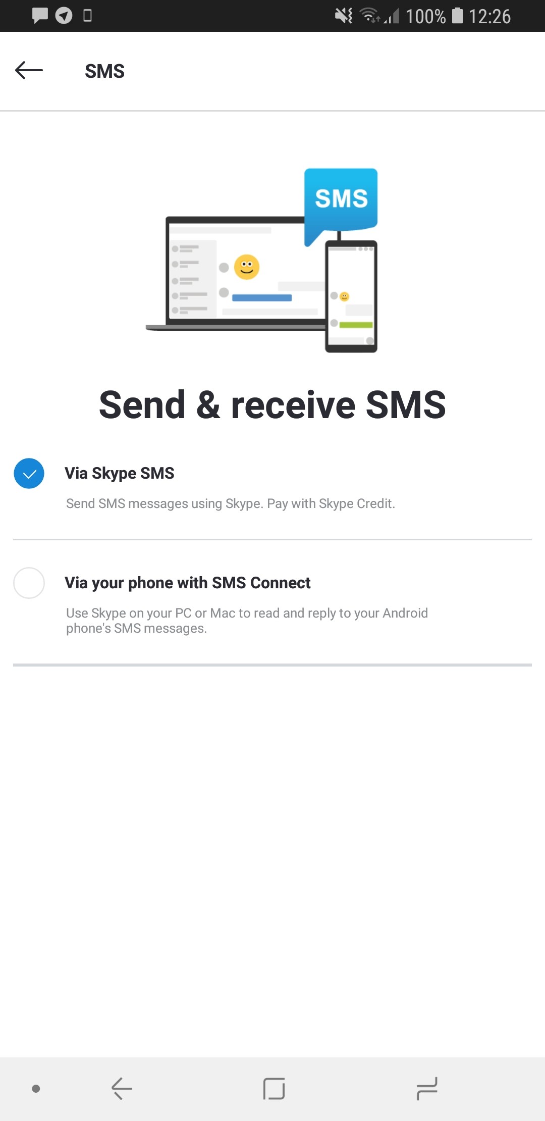 Skype Preview for Android and iOS will soon let you send and receive SMS  from PC or Mac - Neowin