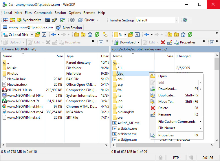 WinSCP 6.1.2 instal